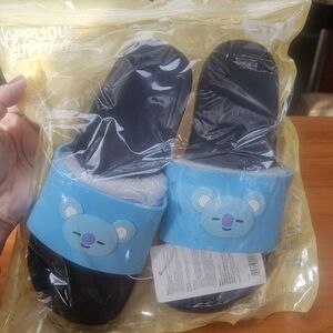 BT21 Blue Koala Slide Slippers